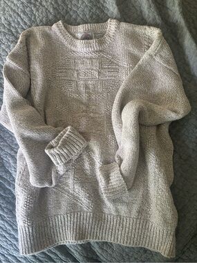 Men's Cape Isle Knitters 100% Cotton Crewneck Knit Sweater